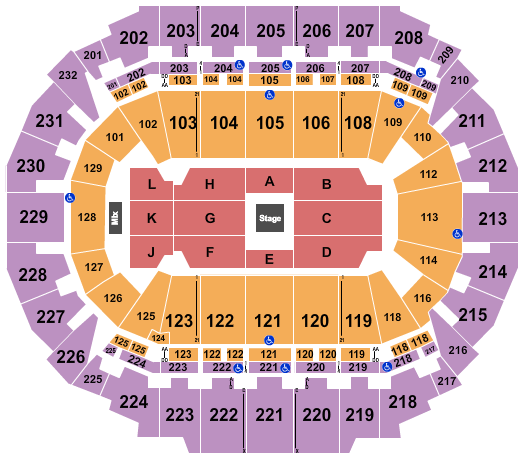 CHI Health Center Shane Gillis Seating Chart